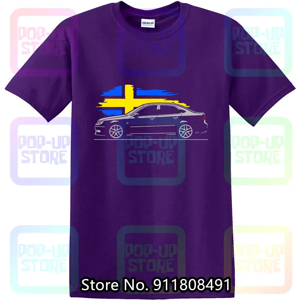 T shirt for saab 9 3 aero fans turbo 9 3x 1 8t 2 8t v6 classic swedish sportscar