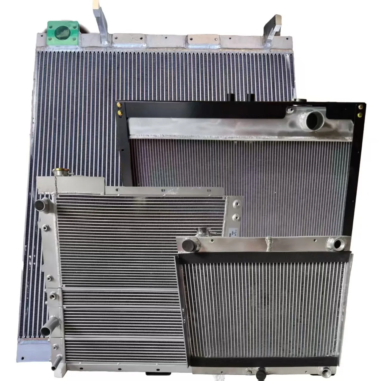 R335-7 Radiator with 4 Rows Aluminum-Plastic Water Tanks 100% Tested Long Service Life 1 Year Warranty Made in Shanghai China