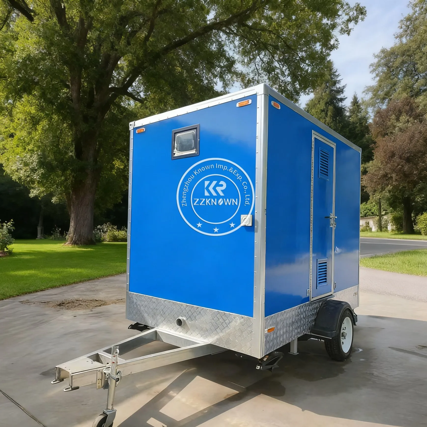 

Portable Event Restroom Toilet Trailer Wc Public Shower Room Bathroom Outdoor Luxury Mobile VIP Toilet Trailer for Events