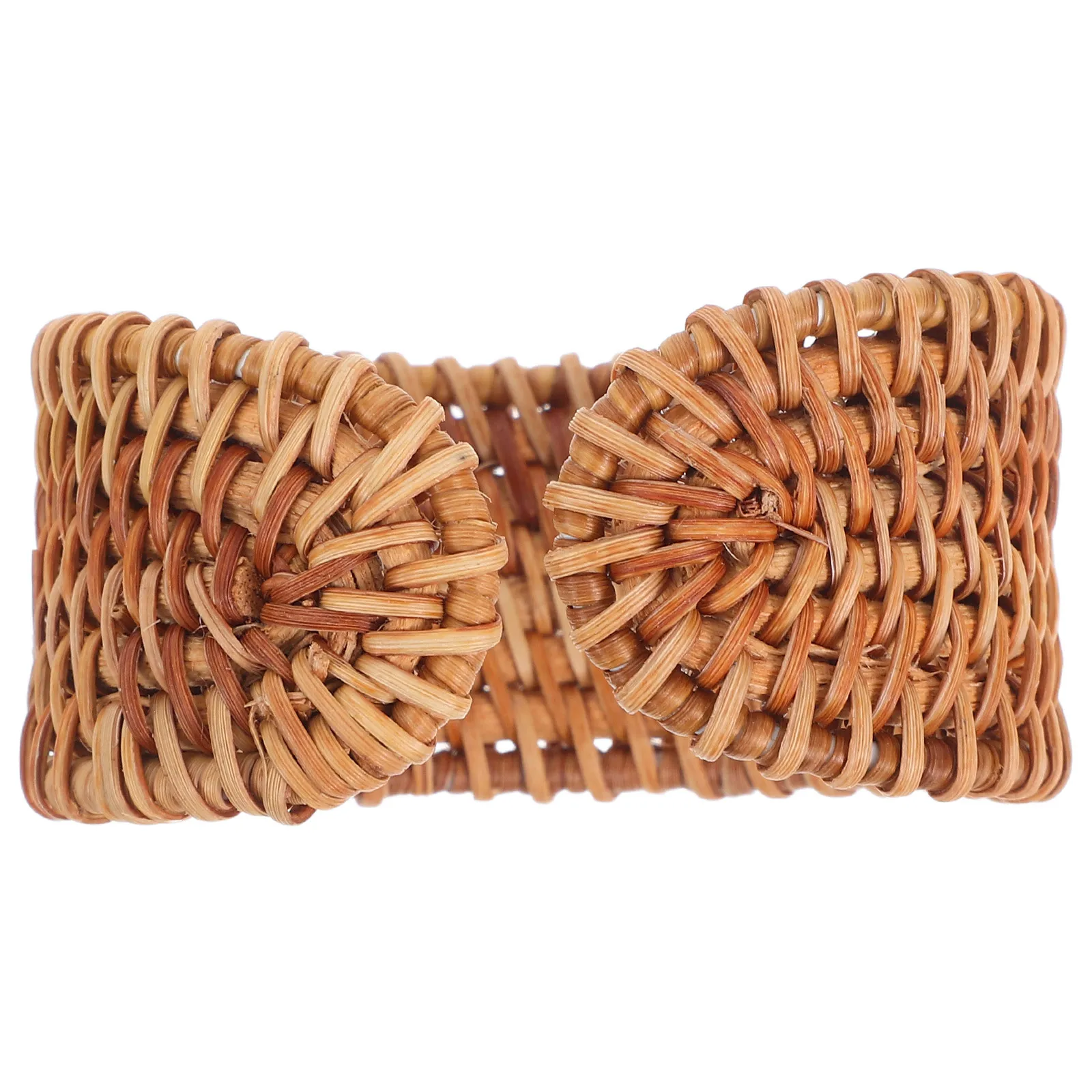 

Rattan Bracelet Handmade Lightweight Straw Wicker Chunky Braided Cuff Adjustable Bohemian Summer Beach Festival Wrist Jewelry
