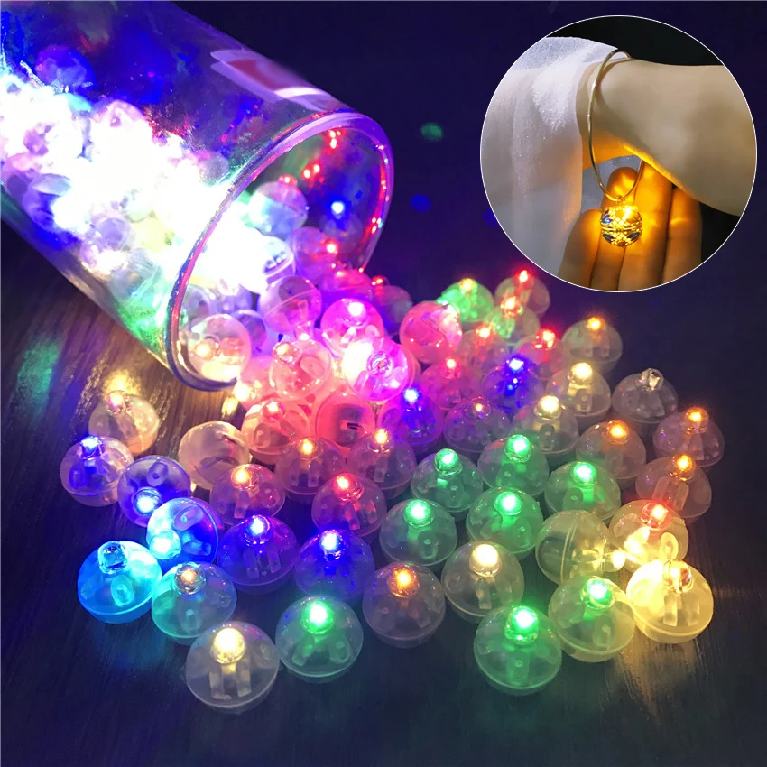 

10PCS Holiday Lighting Lamp Led Ball Lamp Balloon Light Long Standby Time for Paper Lantern Balloon Light Party Christmas Decor