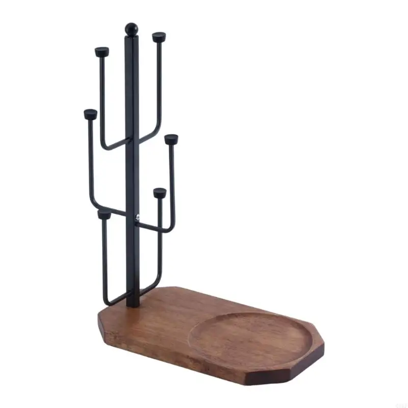 

Modern Coffee Mug Storage Rack Base Metal Frame Coffee Bar Accessory Holder