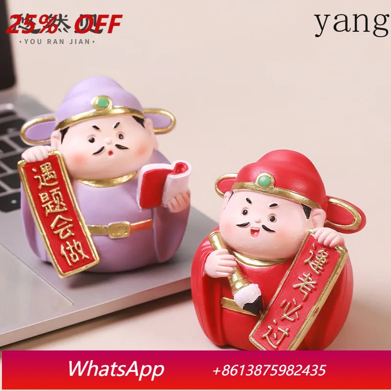 

LTT creative desktop resin landed every exam must pass Wenqu Star ornament