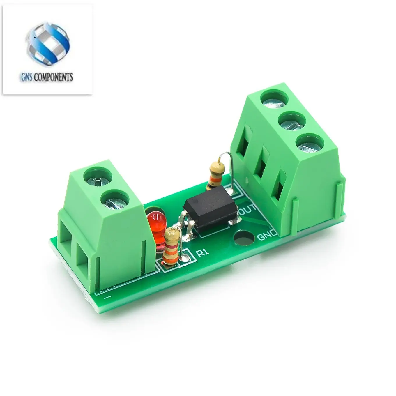 1 Channel Way Optocoupler Isolation Module PC817 EL817 3V-5V 12V 24V Photoelectric Isolator Rail Holder PLC Drive Motor Board