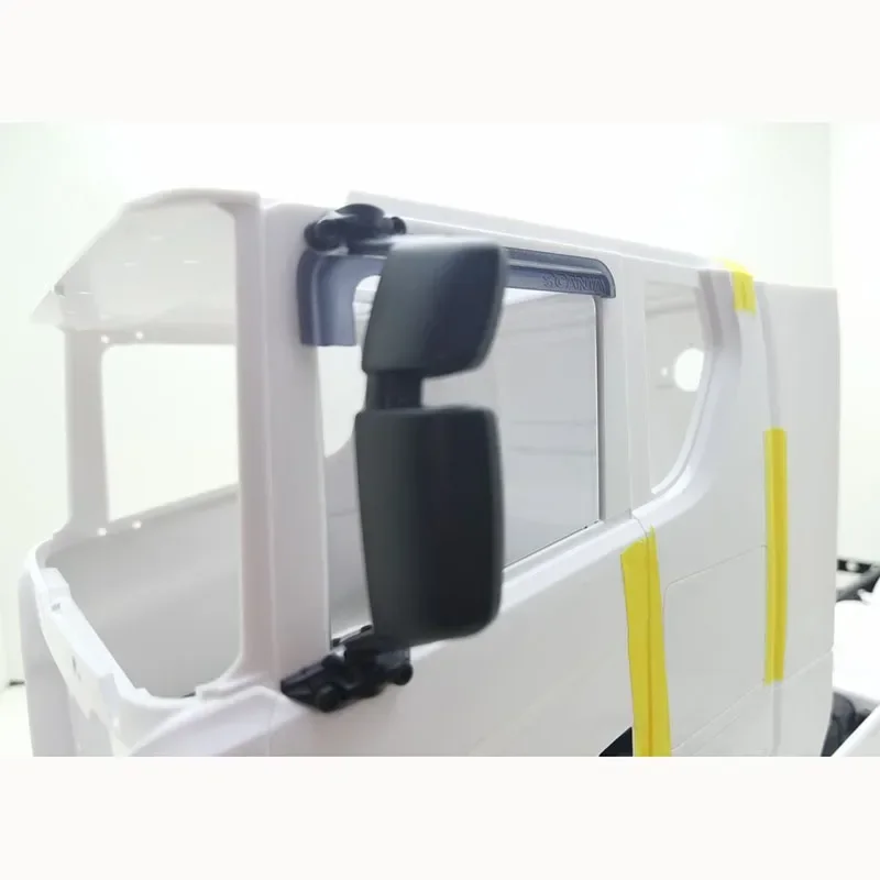 Para 1/14 tamiya rc caminhão scania 770s 56368 carro peças diy plástico chuva brilho yumei