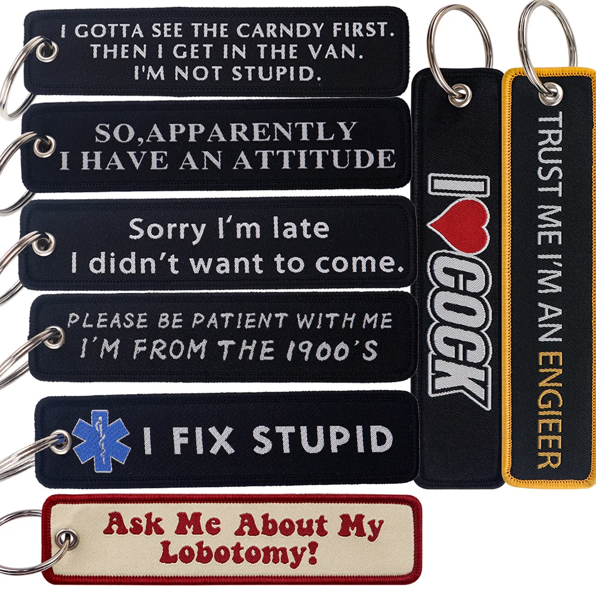 Embroidery Quote - Chaveiro com Frases em Espanhol para