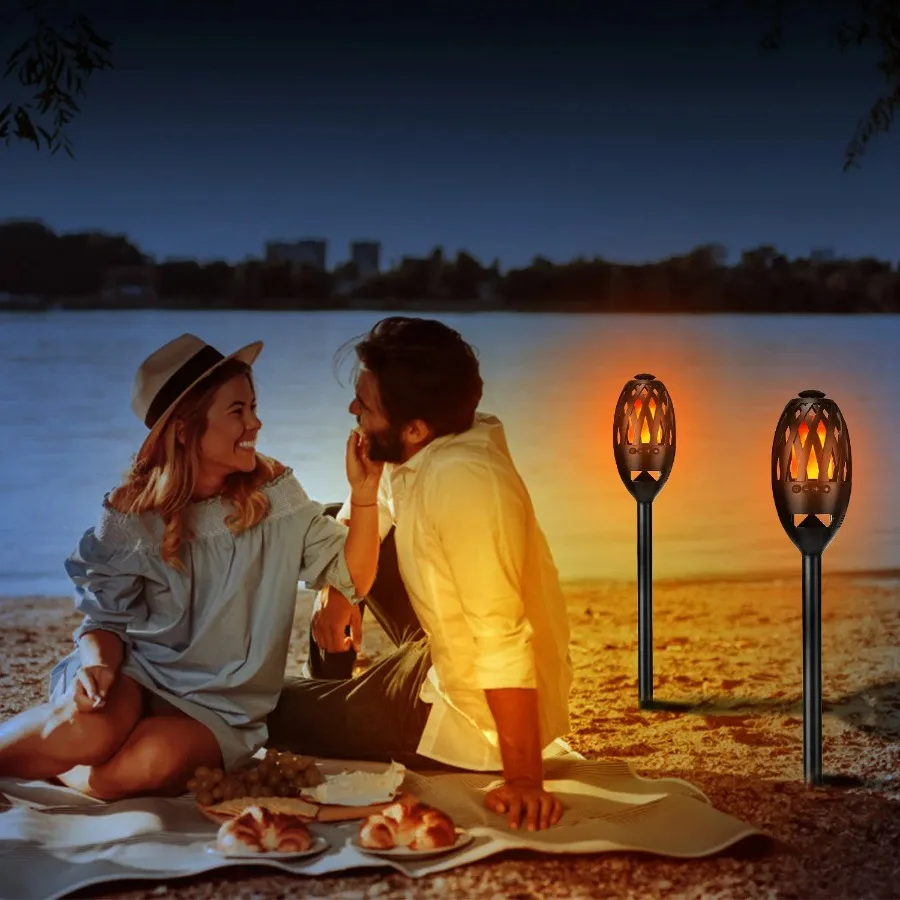 

LED Flame Speakers Torch Wireless Speaker Waterproof Stereo Bass Speaker Outdoor Light-Up Speaker Atmosphere LED Flickers Night