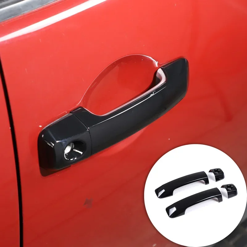

Car Decoration kit ABS Glossy Black For Toyota FJ Cruiser 2007-2021 Car Door handle steering wheel Air Outlet Cover Trim sticker