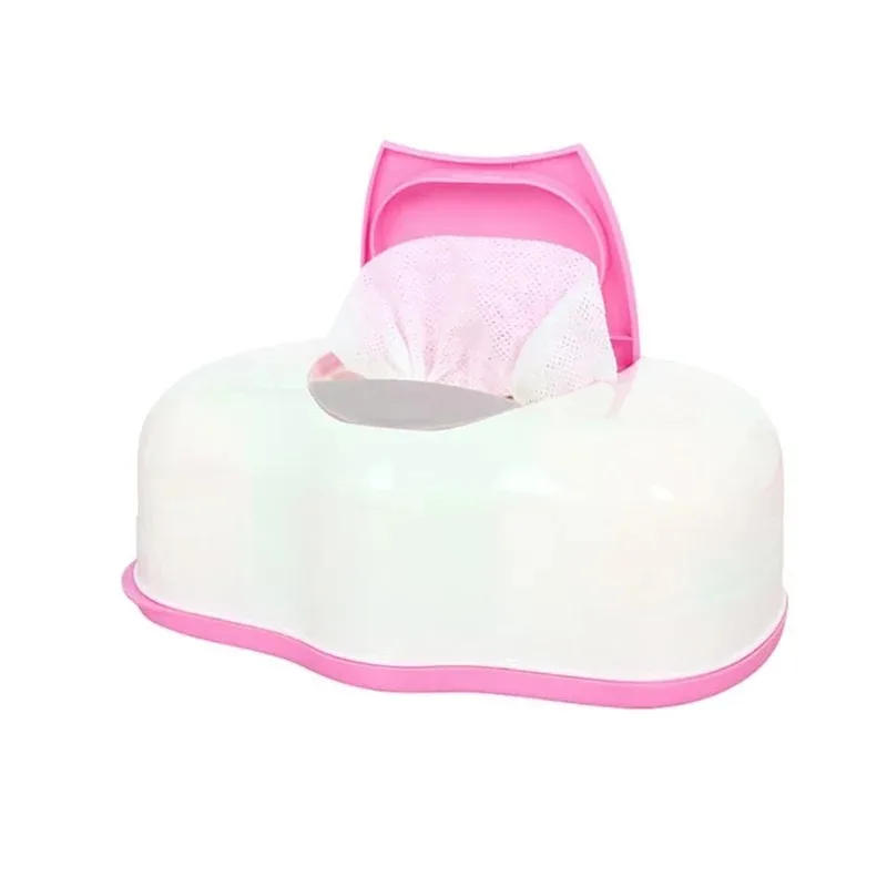Home Portable Baby Dry Wet Wipes Box Sealed Moist Keeping Wet Wipes Storage Box Dispenser Reusable Kitchen Storage Tissue Box