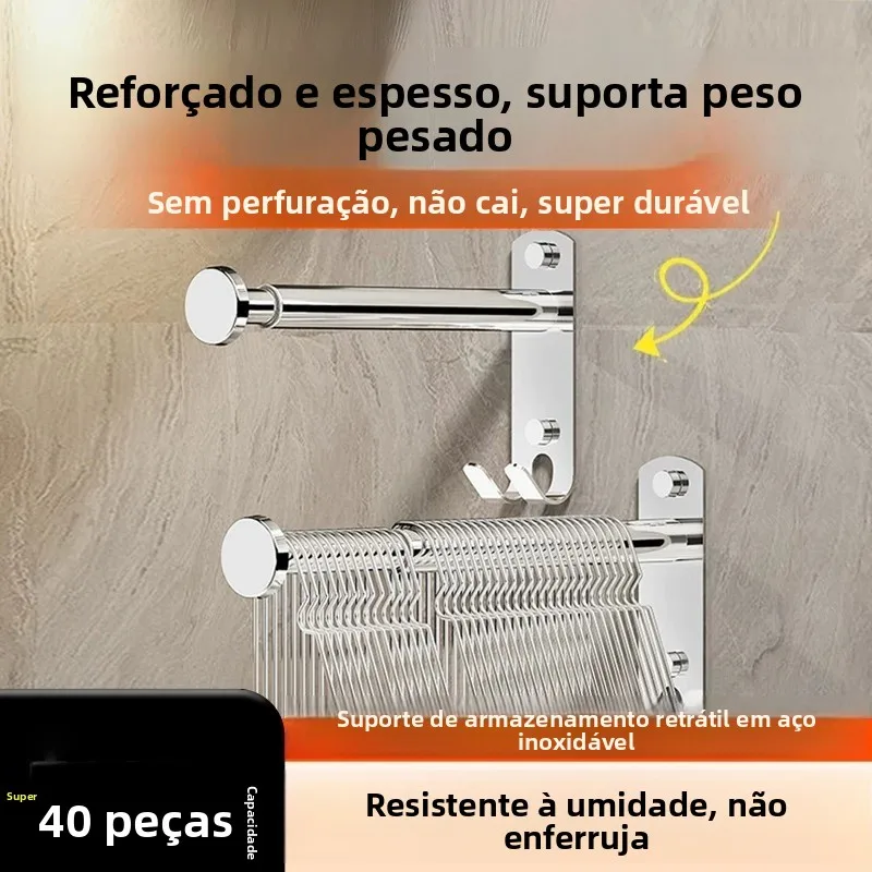 porte-vetements-mural-en-acier-inoxydable-organisateur-de-rangement-pour-balcon-barres-de-sechage-retractables-support-multifonctionnel