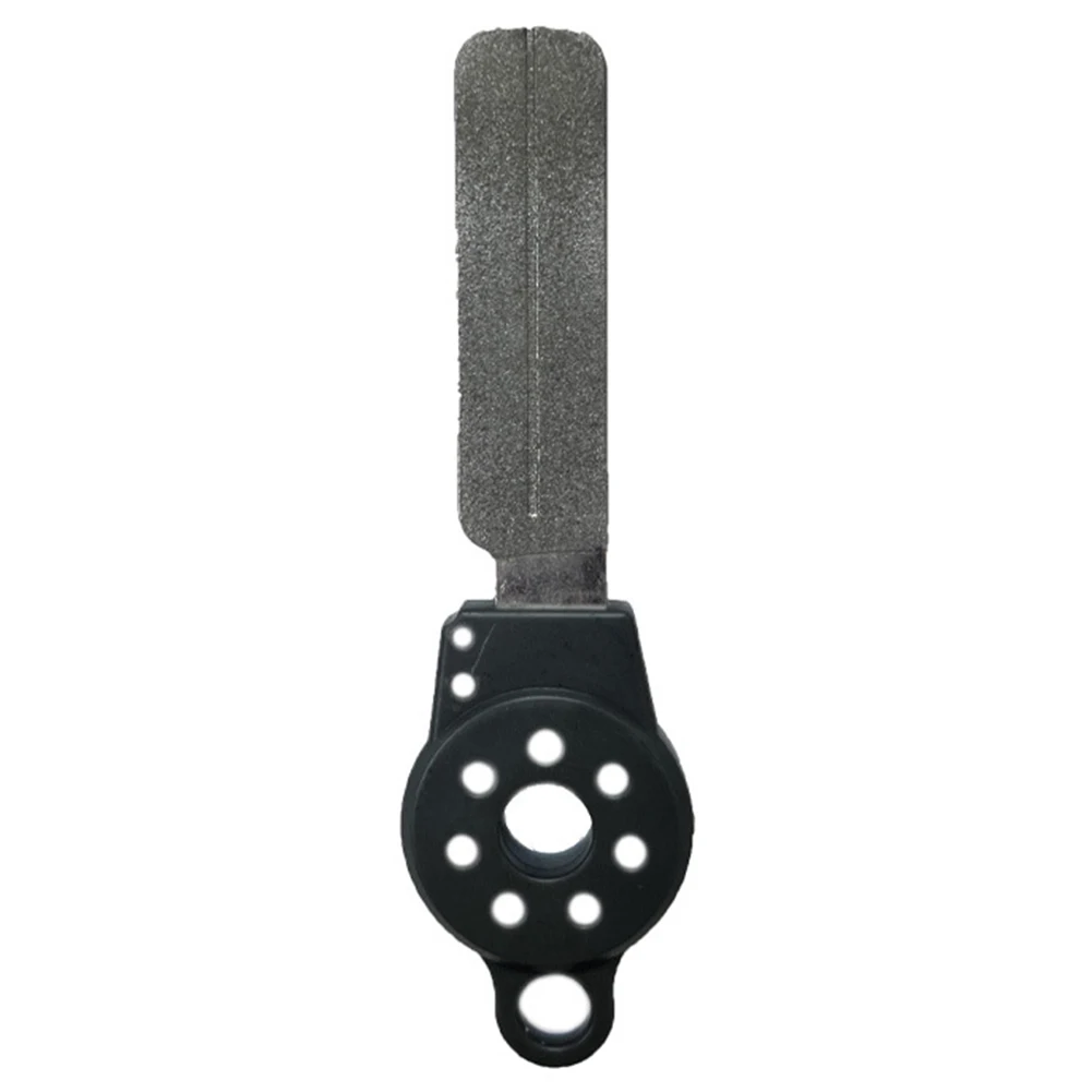 مزدوجة الجانب هوك ملف المحمولة أداة تجليخ متعددة الوظائف أداة شحذ الماس الصغيرة طحن الصيد هوك ملحقات صيد سمك #5