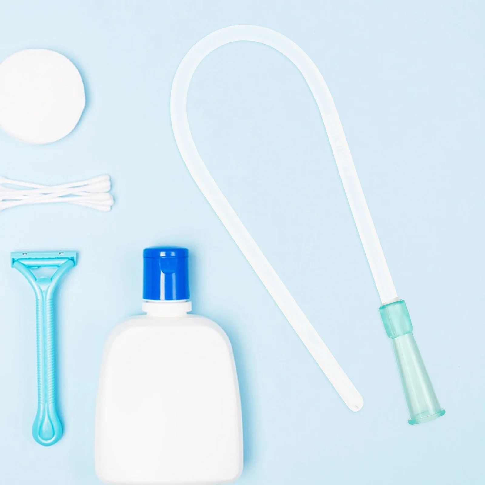 

50Pcs Clear PVC Flexible Tubing Replacement Set for Cleansing Enema Hose Leak-Proof Replacement Tubes Kit