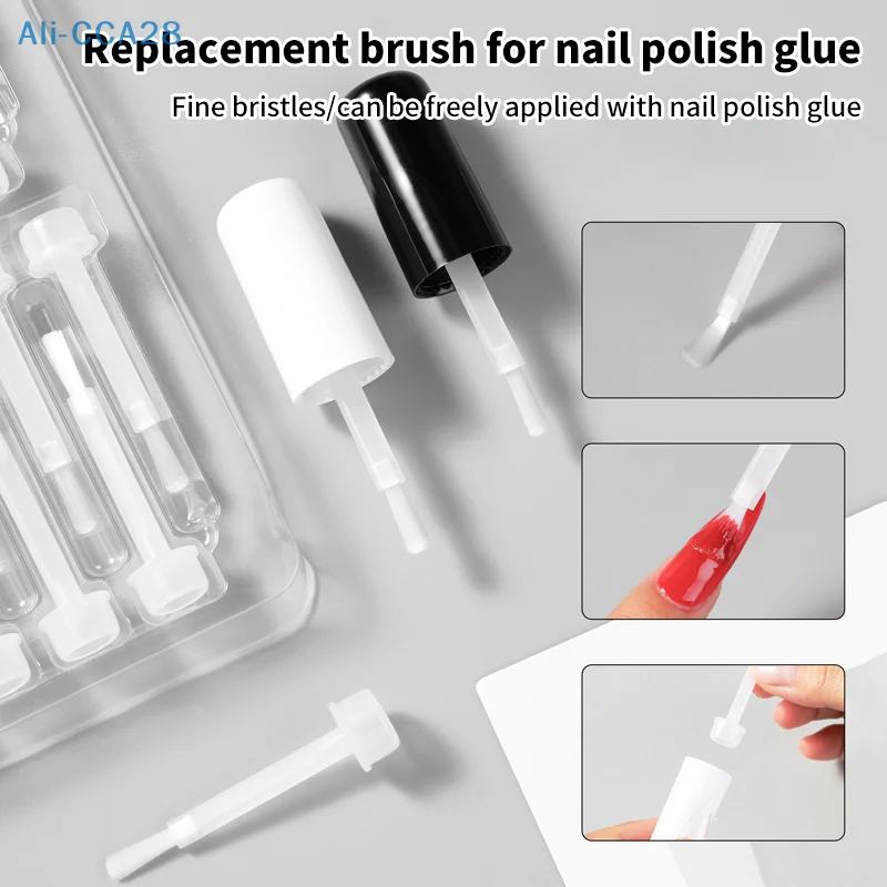 

200 Nail Polish Replacement Brushes Dipping Liquid Applicator Brushes Manicure Tools Gel Brushe Diy Beauty Nail Painting Tool