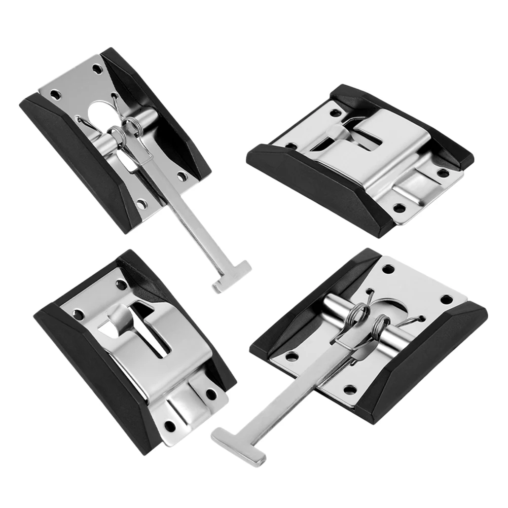 

2Sets Premium Cargo Trailer Door Latch Stainless Steel Rv Door Holder Catch No Bend Warping Ideal for Camper Use