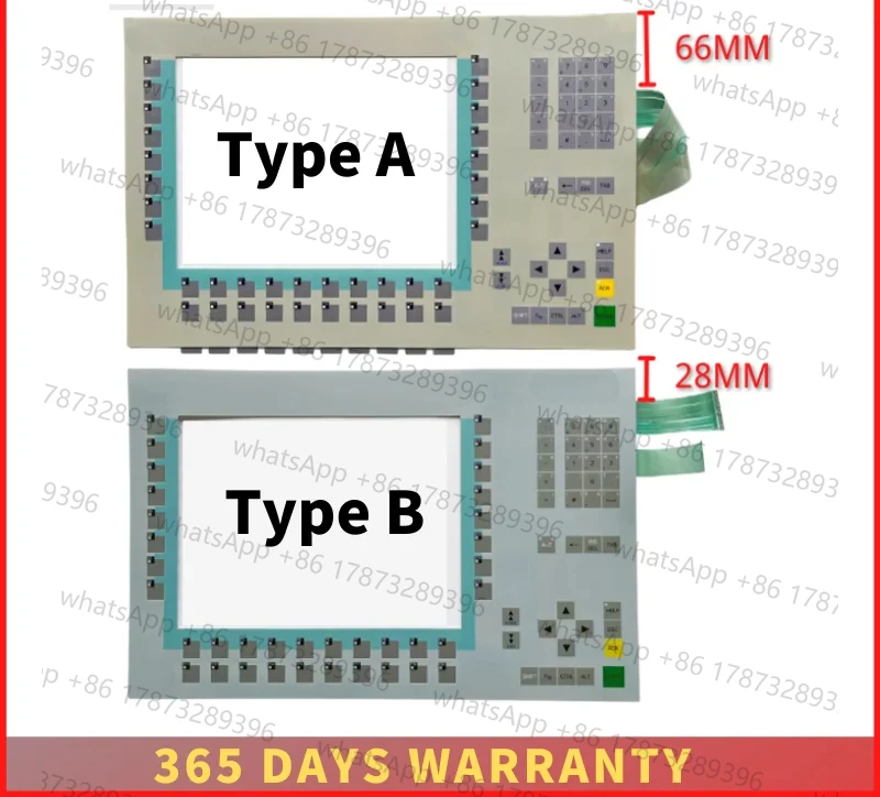 

Membrane Keypad Keyboard for MP370 key-12 TFT film switch 6AV6542-0DA10-0AX0 operation panel KEY film Membrane Button Keyboard