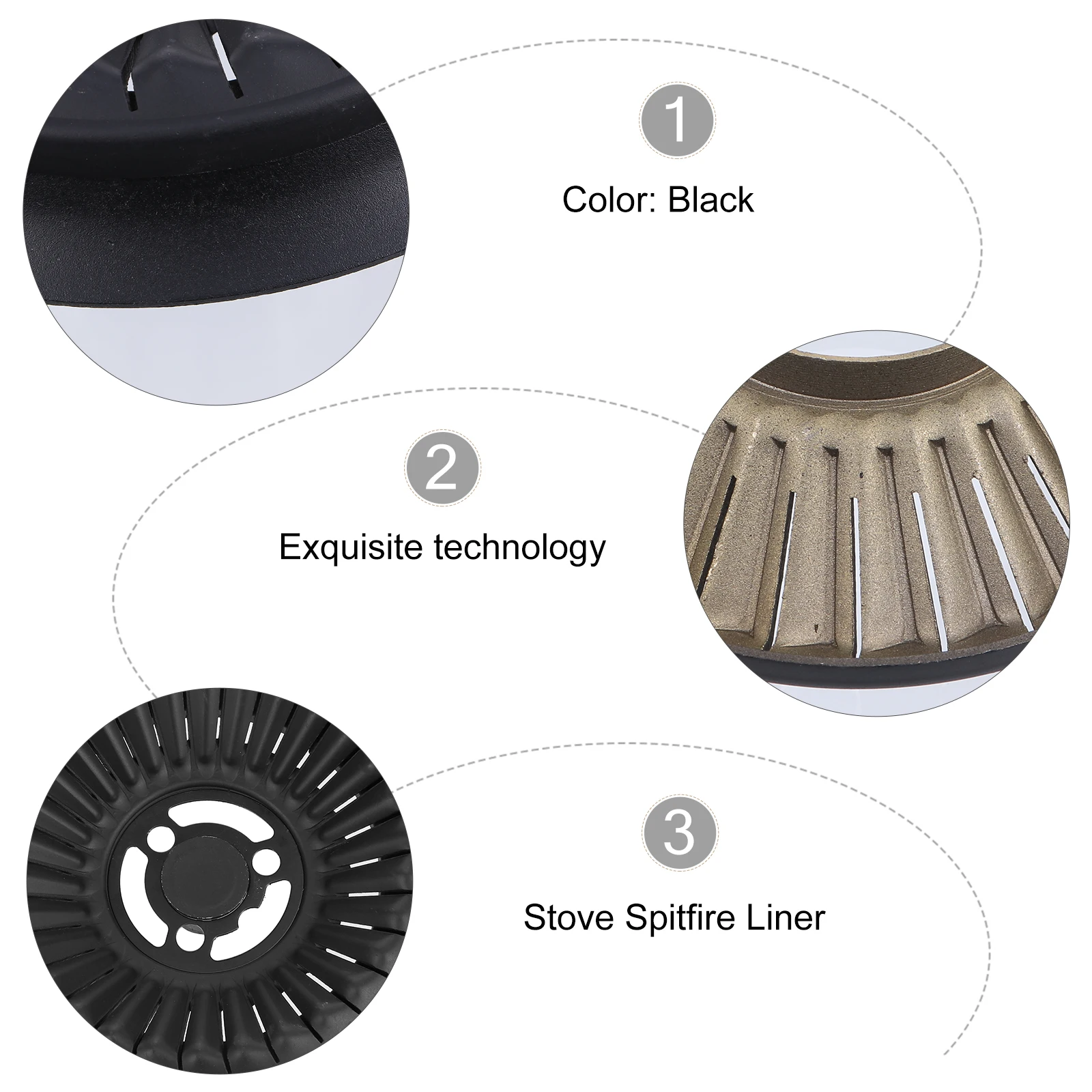 

Stove Cover Gas Stove Lid Liner Bracket Grate Stainless Steel Kitchen Replacement Burner Accessories Durable Practical