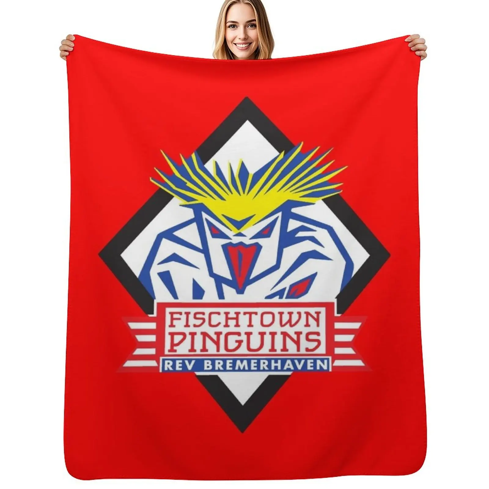 

Fischtown Pinguins Throw Blanket Luxury Designer Winter beds Decorative Throw for sofa Blankets