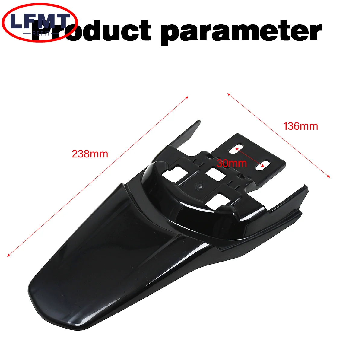 For Sur Ron Rear Fender Mudguard Splash Guard Fit Sur-Ron Light Bee X LBX Light Bee S Electric Motocross Bike Replacement Parts view 2