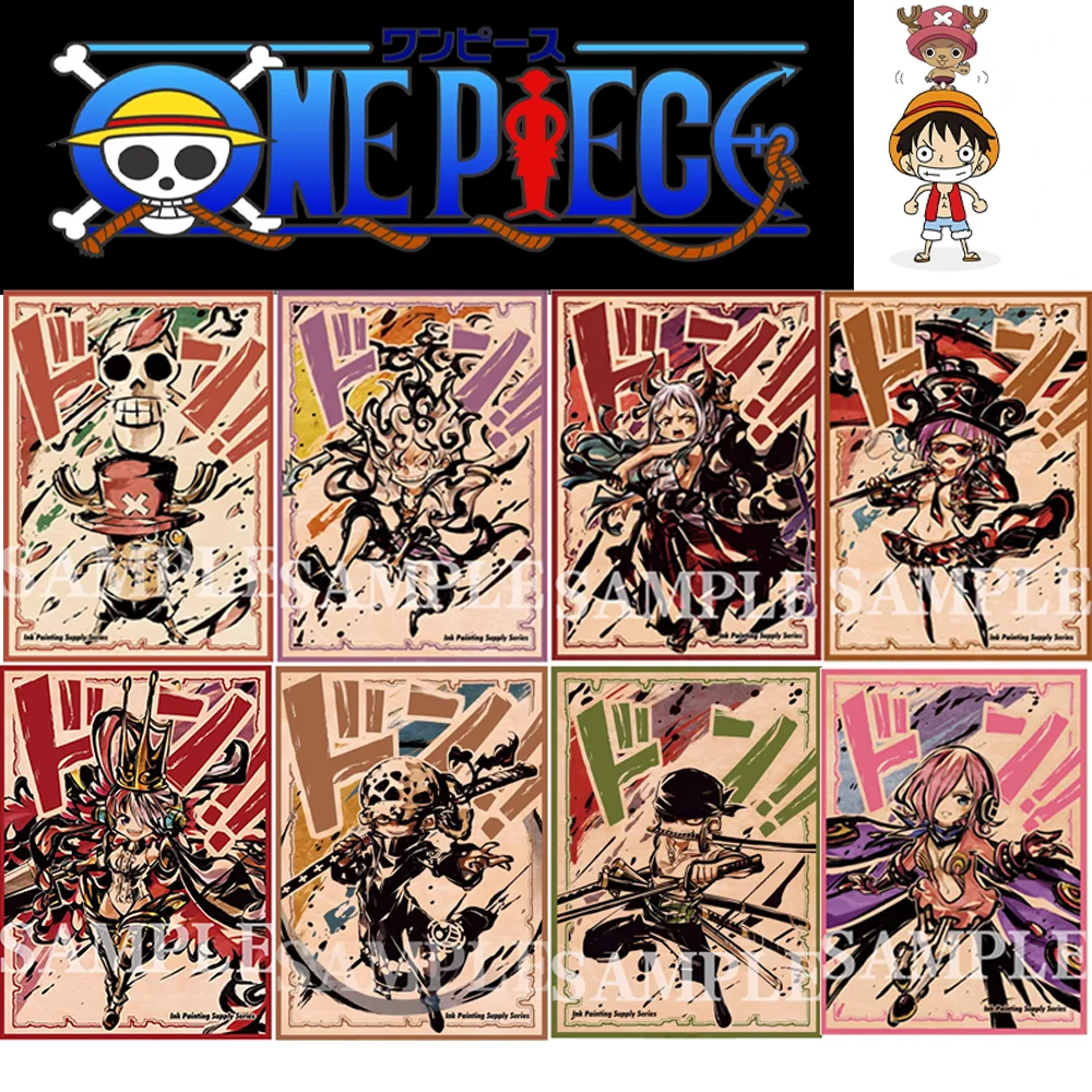 

Anime One Piece Card Sleeves Laser Holographic Luffy and Betty Chopper PTCG card Protector Sleeves for MGT/PTCG/OPCG Card