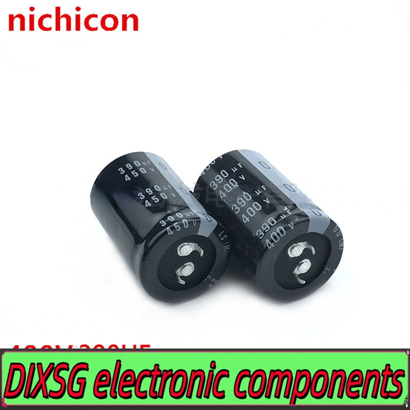 DIXSG （1pcs）390uf 400V capacitance 450V390UF Nichicon 25X50 30X45/50 35X30/35/40/50mm