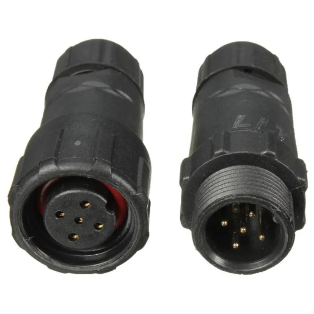 1 buah IP68 kedap gua Elettrico Presa di corrente Assemblato Connettore di Saldatura kabel konektor 3/4/5/6 Spilli