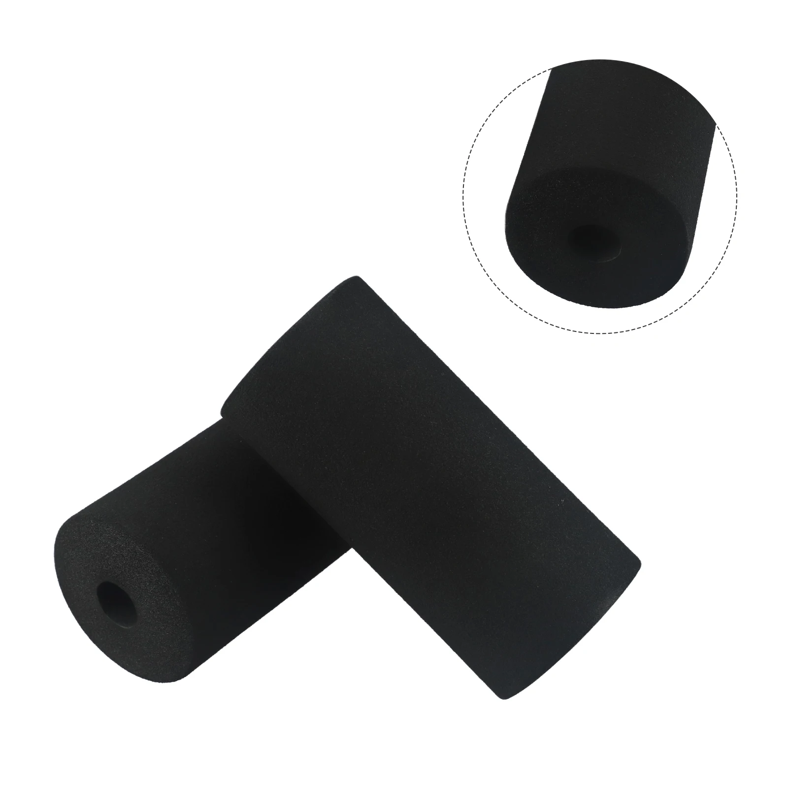 Foam Roller Pads Color black Leg Extension Pads Not Easy To Deform Push-in Installation Comfortable And Strong