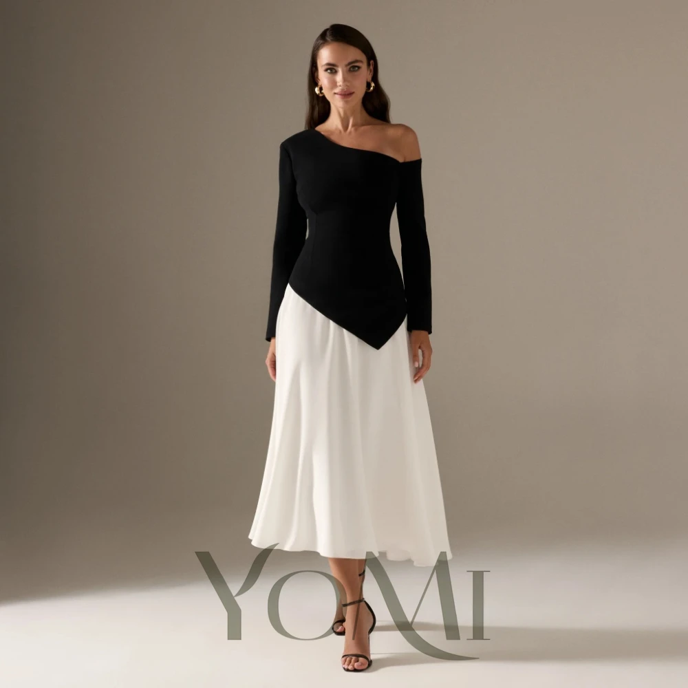 YoMi-Vestidos de Noche de línea A, vestidos de graduación de boda personalizados para ocasiones especiales, vestidos formales nuevos