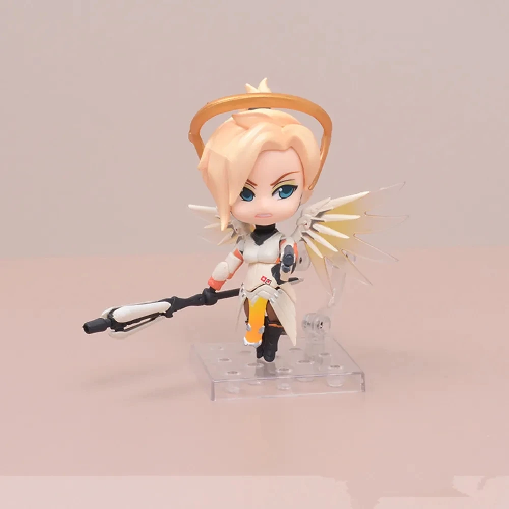 Mercy Figure Mercy Action Figure Classic Skin Edition 790 Toy Doll Figurine 10cm