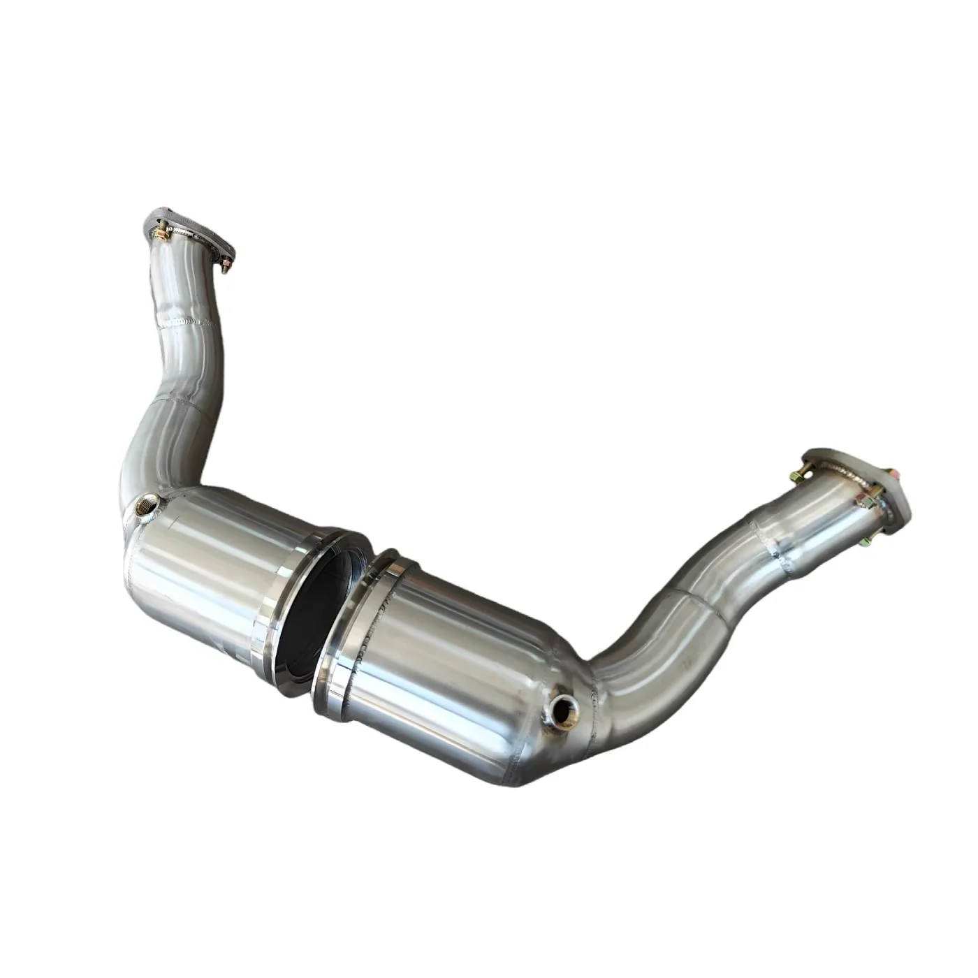 RS6 RS7 C8 4.0T Downpipe Stainless Steel High Performance Direct Fit Enhances Flow Reduces Backpressure Boosts Acceleration Long