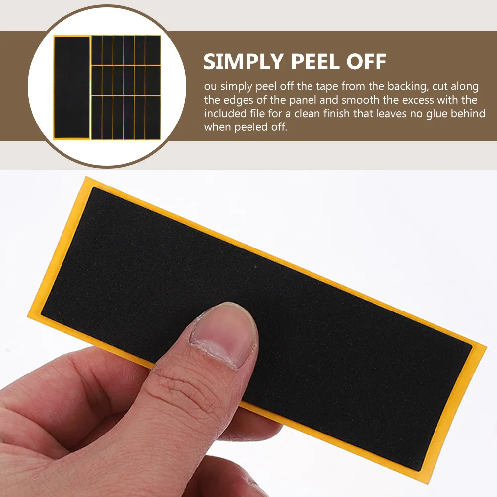 20Pcs Foam Grip Tape for Fingerboard Non-Slip Adhesive Surface Smooth Comfort Grip Ideal Replacement Upgrade for Mini Skateboard