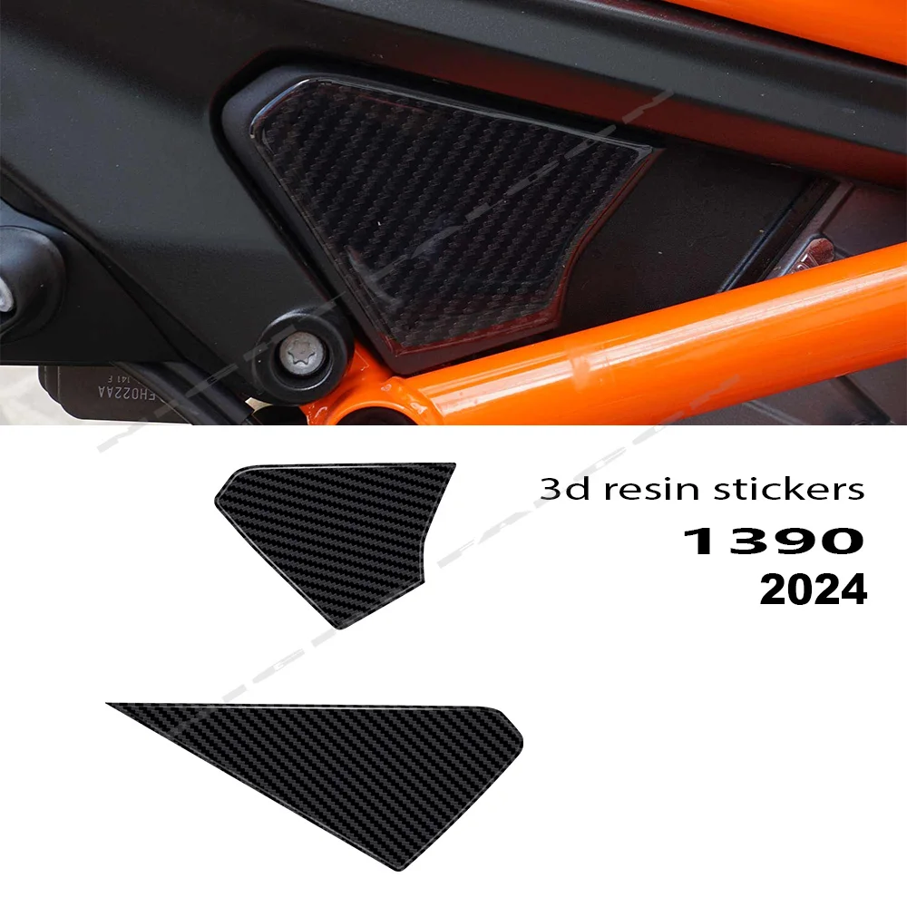 

1390 superduke r 2024 3D Epoxy Resin Sticker Motorcycle Frame Area Protection Kit accessories For 1390 Super Duke R