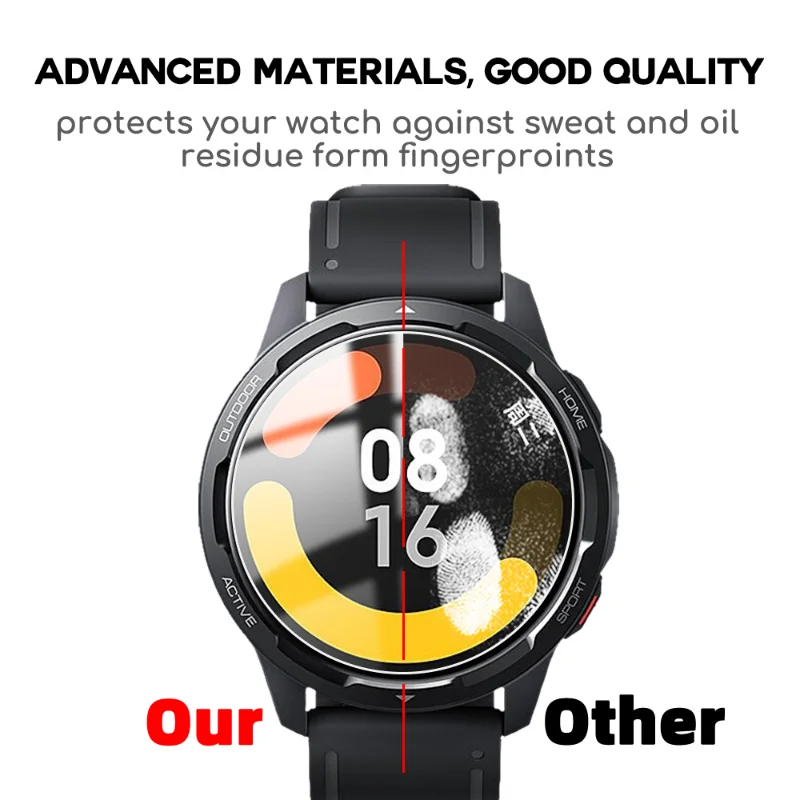 Cover HD Tempered Glass for Xiaomi S1/S1 Pro/S1 Active Screen Protector Anti-scratch Film for Mi Watch S1 Pro Active Accessories