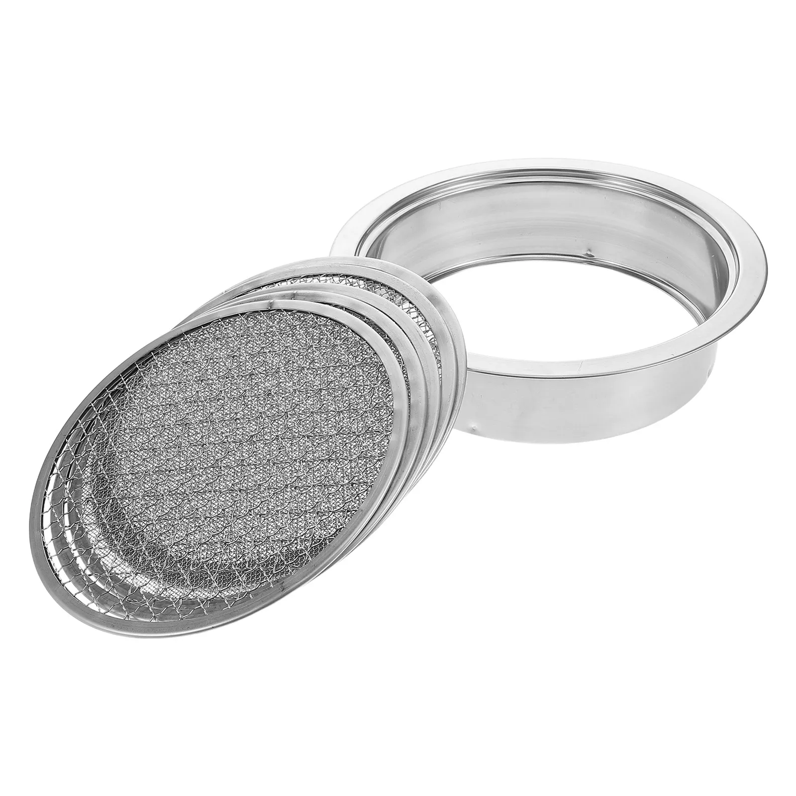 

1Set Stainless Steel Soil Sifter Garden Sieve Tool with Detachable Mesh for Succulents Balcony Indoor Outdoor Compost Sand