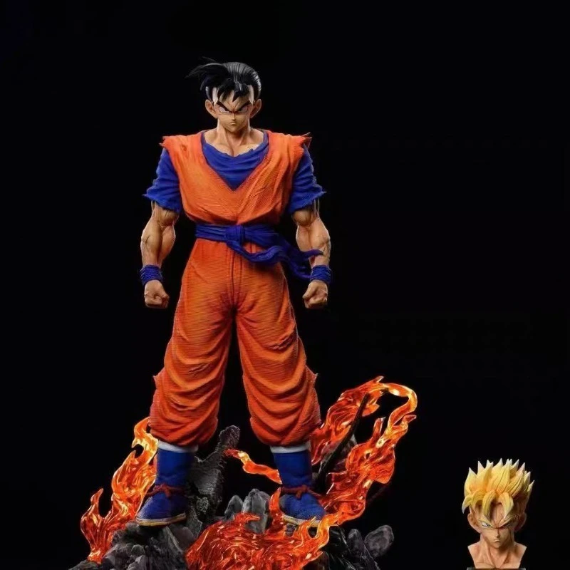 

Dragon Ball Super Future Gohan Infinity Statue Super Saiyan GK Ornament Figure Luminous Belt USB Living Room Ornament