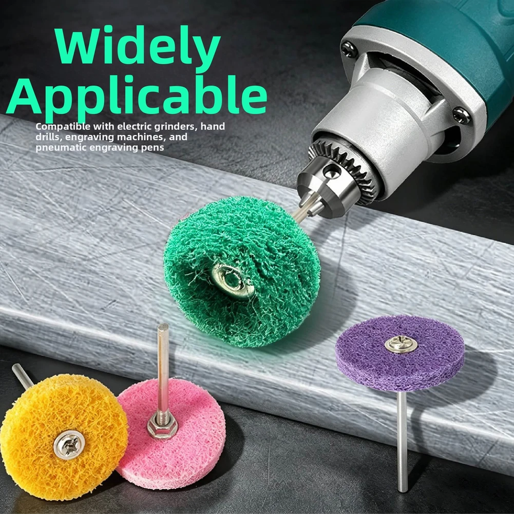 1set Polishing Wheel Kit For Metal Rust Removal Grinding Electric Grinder Hand Drill Engraving Machines Accessories