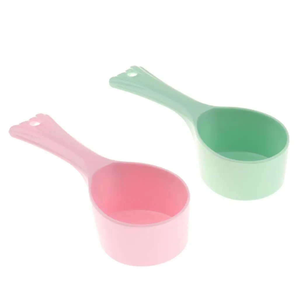 2Pcs Super Design Melamine Food Hand Shovel for Bird Cat or Dog Food (Random Color )