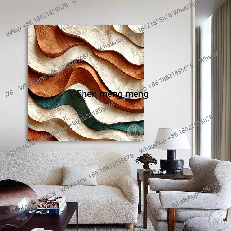 Nowoczesny, luksusowy obraz reliefowy do salonu, obraz z rzeźbieniami w drewnie do sypialni, obraz 3D do jadalni