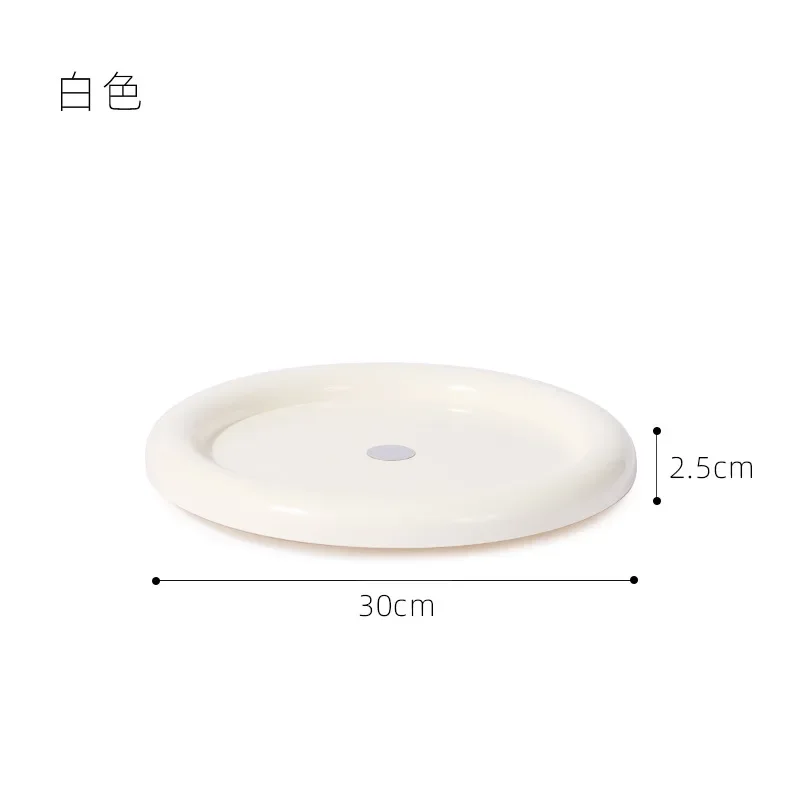 Nordic Wind Rotatable Tray Aromatherapy Small Object Tray Living Room Sundries Desktop Storage Tray Storage Table Decoration