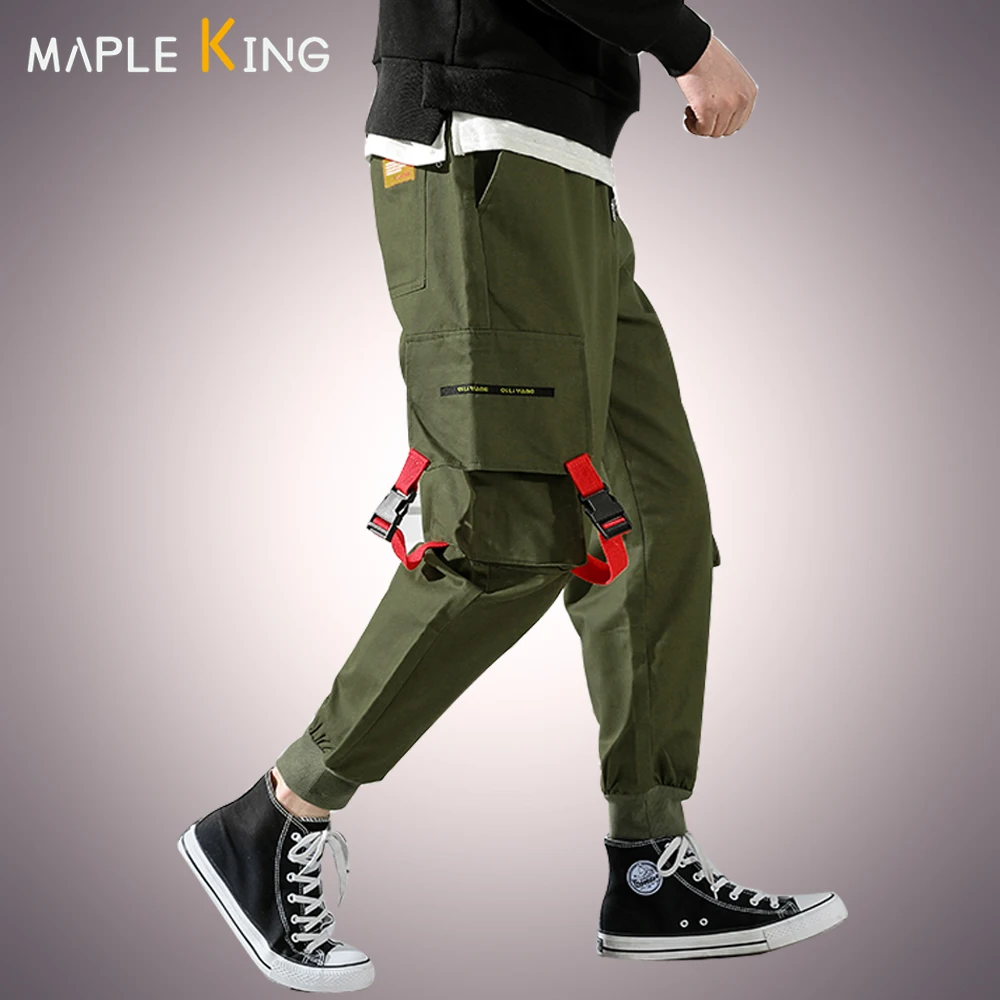 Herren Streetwear Cargo Hosen Harajuku Koreanische Mode Hip Hop Multi Taschen Jogger Jogginghose Männer Taktische Hosen Pantalon Homme