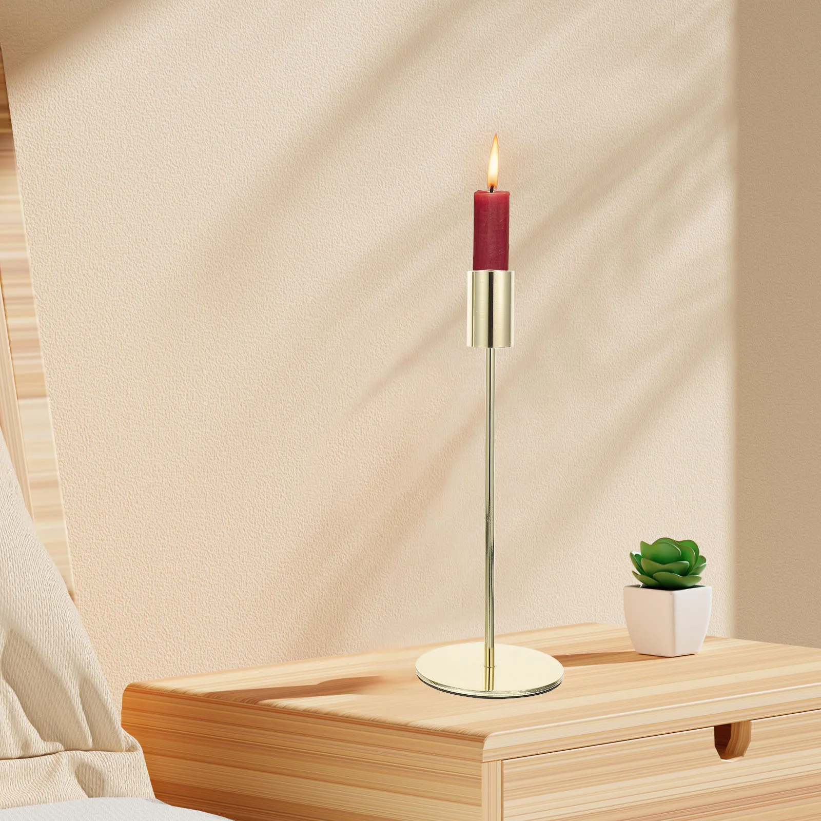 

3Pcs Iron Holders Elegant Vertical Metal Candlestick for Wedding Table Decor Dining Party Centerpiece Rustic Creative