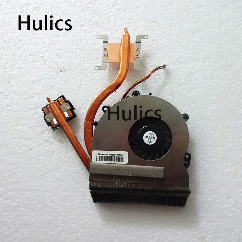 Hulics Used For Sony VGN-AW21S AW MBX-194 Intel CPU Cooling Heatsink And Fan 073-0001-5282-A UDQFZZH24CF0