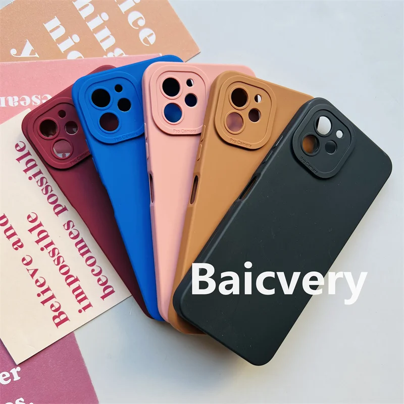 Cover For Huawei NOVA Y61 Case For NOVA Y70 Plus Capas Phone Bumper Shockproof Back TPU Soft Cover For NOVA Y70 Fundas