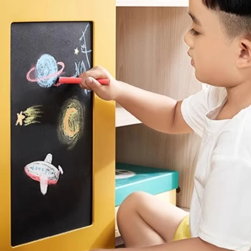 Children Locker Picture Book Rack Nordic Style Living Room School Household Toy Storage Rack Storage Locker Bookshelf Shelves