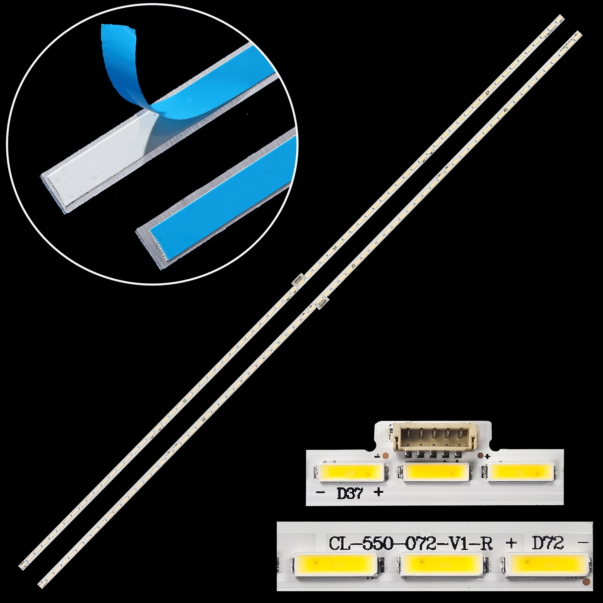 LED شريط إضاءة خلفي ل 55PUS7101/12 55PUS7181/12 55PUS71010A 55PUS710A CL-550-072-V1-R 11800822-A0 LK10024666-AO #2