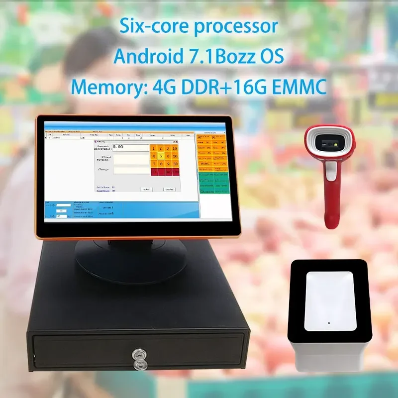 Terminal electrónico del sistema POS de la nube del cajón del hardware de la caja registradora de la máquina del dispositivo de pago