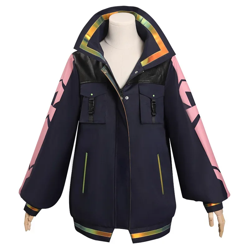 Rebecca Cosplay Costume Wig Anime Edge Cospaly Runner Fantasy Women Jacket Coat Halloween Carnival Outfits For Disguise Ladies