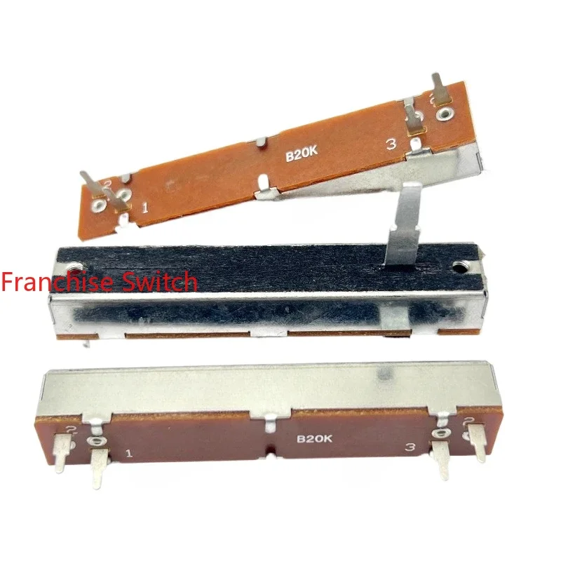 

30PCS DDJ-SX SL60V B20K mixer fader 73mm straight slip potentiometer 4foot shaft length20