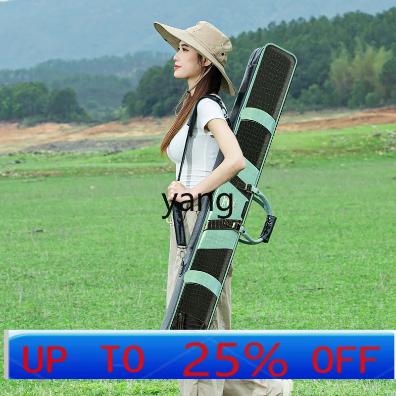 LMM waterproof fish rod bag multi-functional storage bag fish fishing tackle