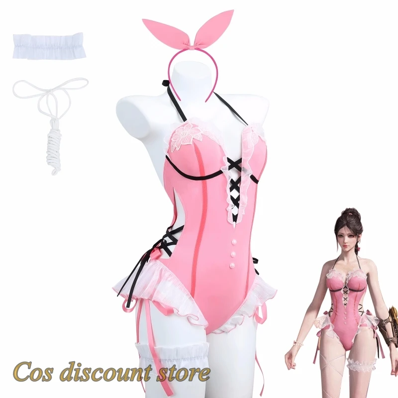 

Feria Shen Cosplay Swimsuit Naraka: Bladepoint Jumpsuit Costume Women Sexy Swimwear Summer Party Suit Role Play Clothing Stock