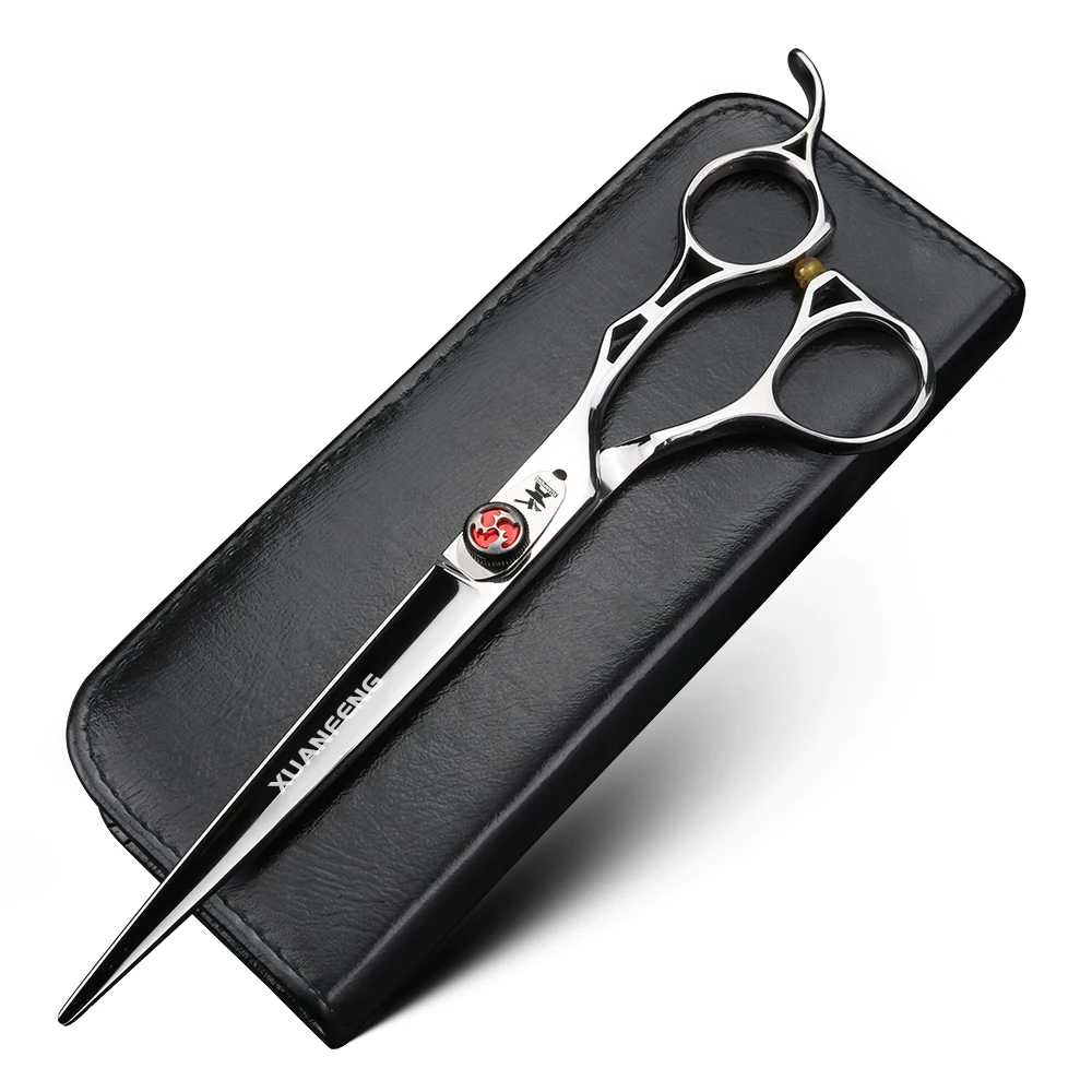 

XUANFENG 7 inch hollow hairdresser's scissors, hair salon styling tool, cutting scissors